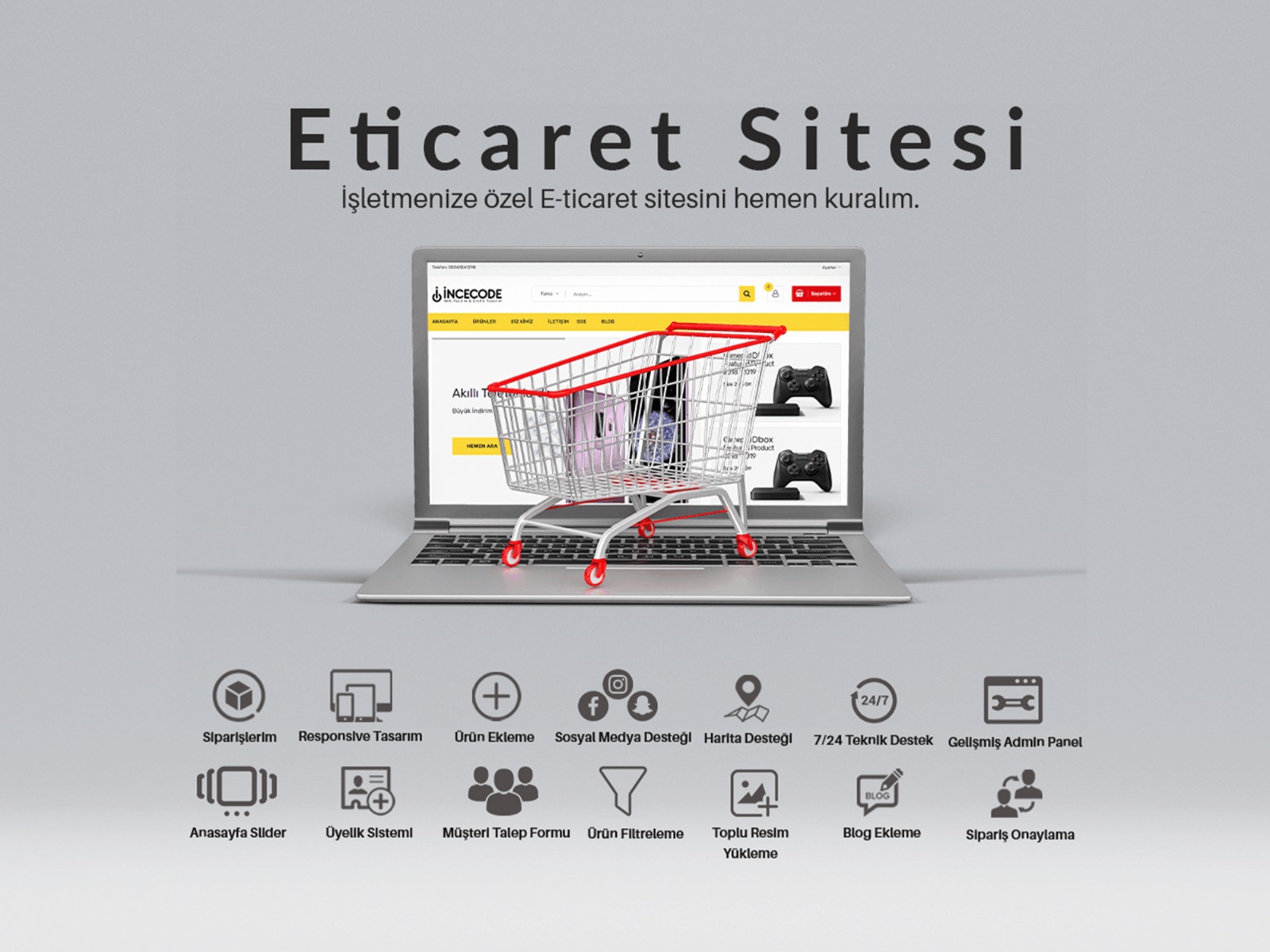 Eticaret Sitesi (Temel Paket)